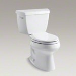 Kohler "Wellworth® Classic" Toilets Installed by Houston Plumber, Texas Master Plumber