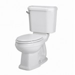 American Standard "Portsmouth Champion 4" toilet installed by Houston plumber, Texas Master Plumber