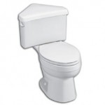 American Standard "Titan Pro Triangle" toilet installed by Houston plumber, Texas Master Plumber